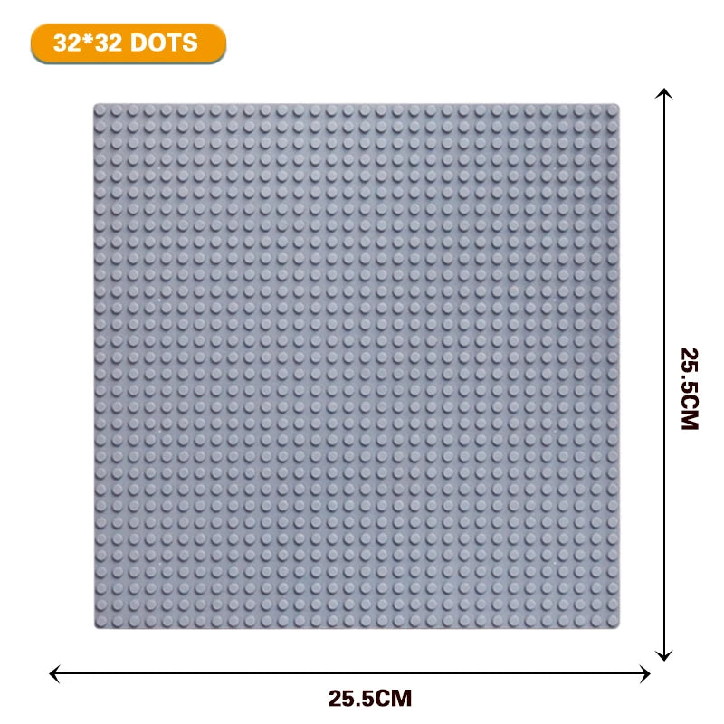32x32 Dots Styles Plastic Assembly Blocks Base Plates Figures City Classic Toys Building  Baseplates  For Children Gift