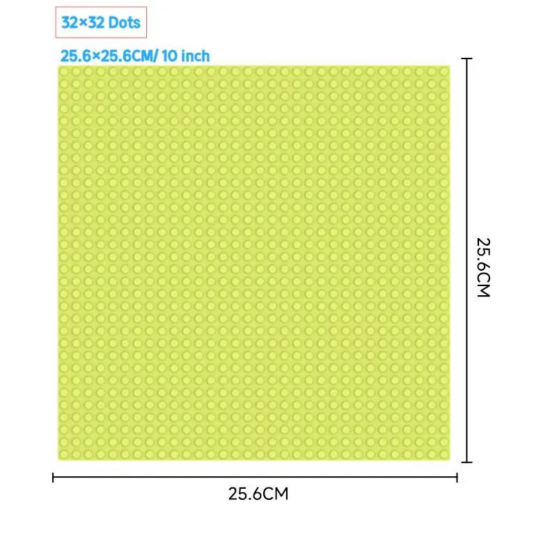 32x32 Styles Base Plate MOC Classic Building Blocks DIY Small Size Bricks Baseplate Parts for City Figures Children Toys