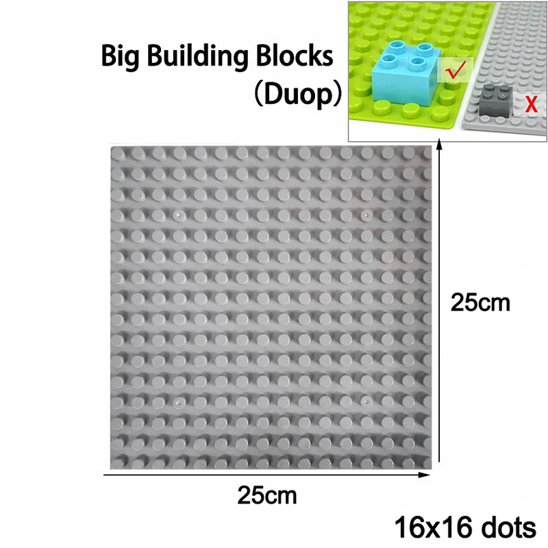 32x32 Dots Styles Plastic Assembly Blocks Base Plates Figures City Classic Toys Building  Baseplates  For Children Gift