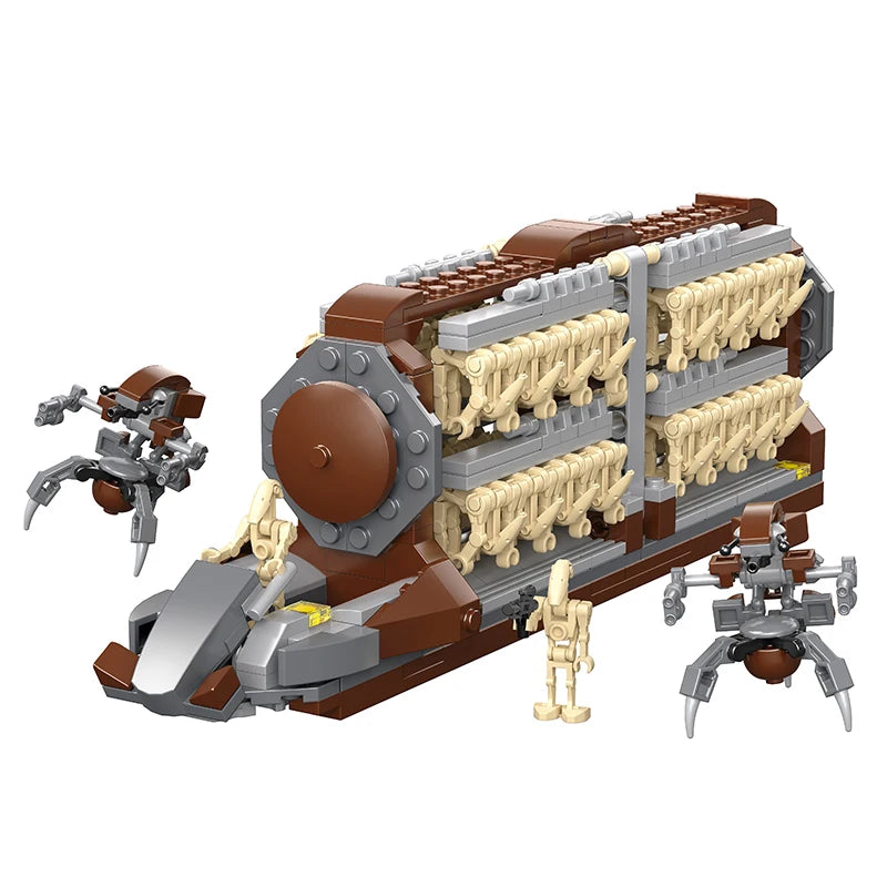 500+pcs Star Wars Platoon Attack Craft Destroy Droids Building Bricks Model Robot Blocks Toys Christmas Gifts for Boys Adult Kid