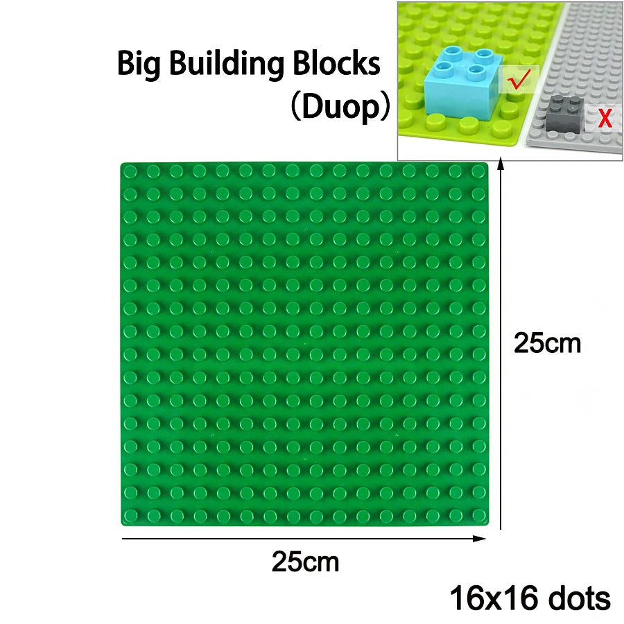 32x32 Dots Styles Plastic Assembly Blocks Base Plates Figures City Classic Toys Building  Baseplates  For Children Gift